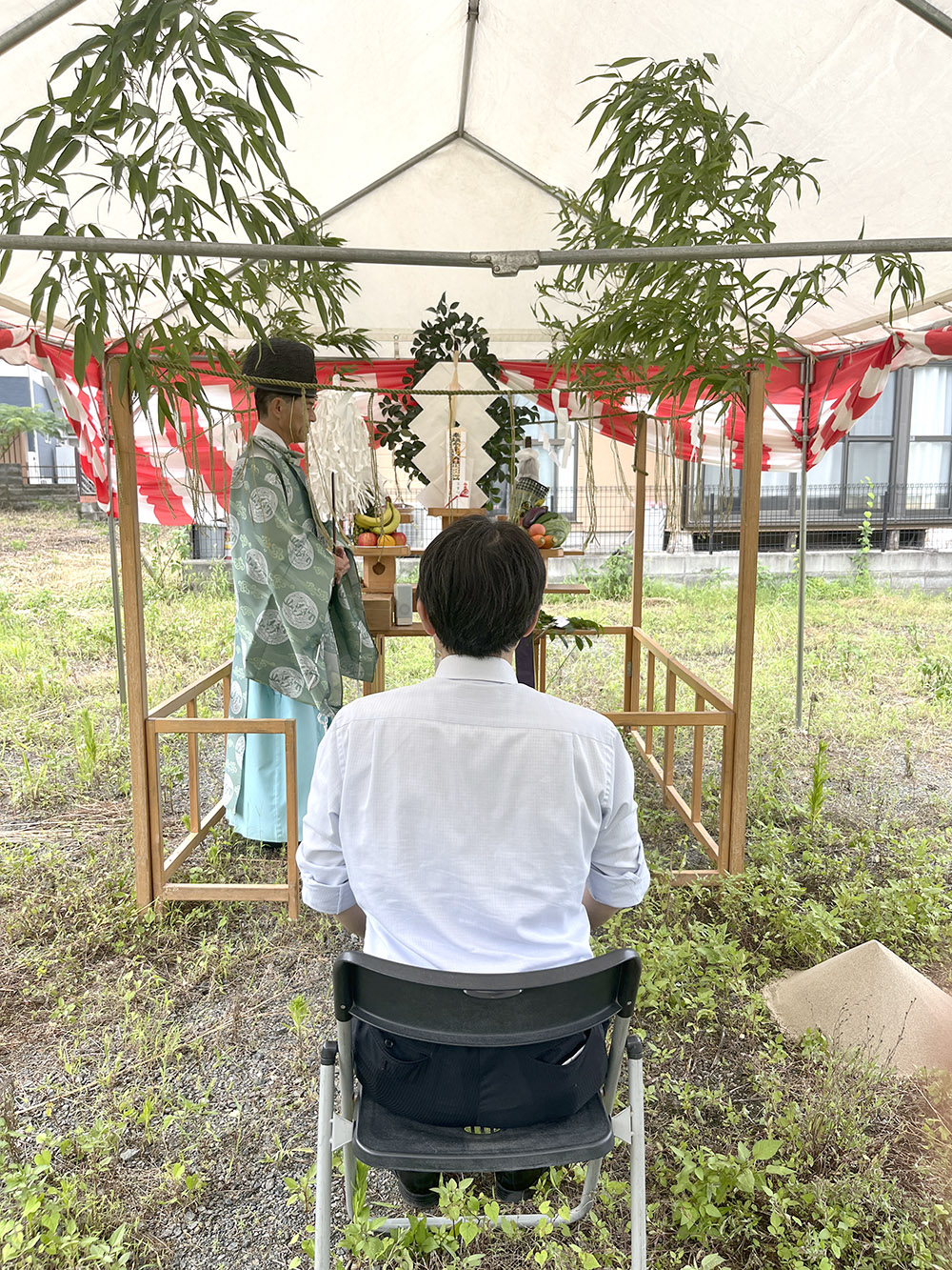 熊本市北区山室　アパート　地鎮祭！