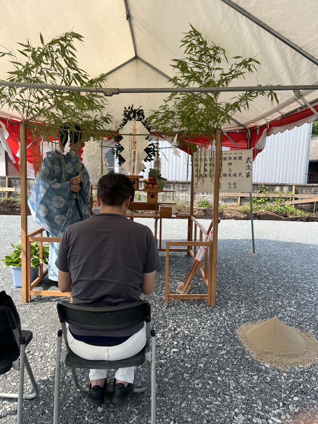 菊池郡大津町　アパート　地鎮祭！