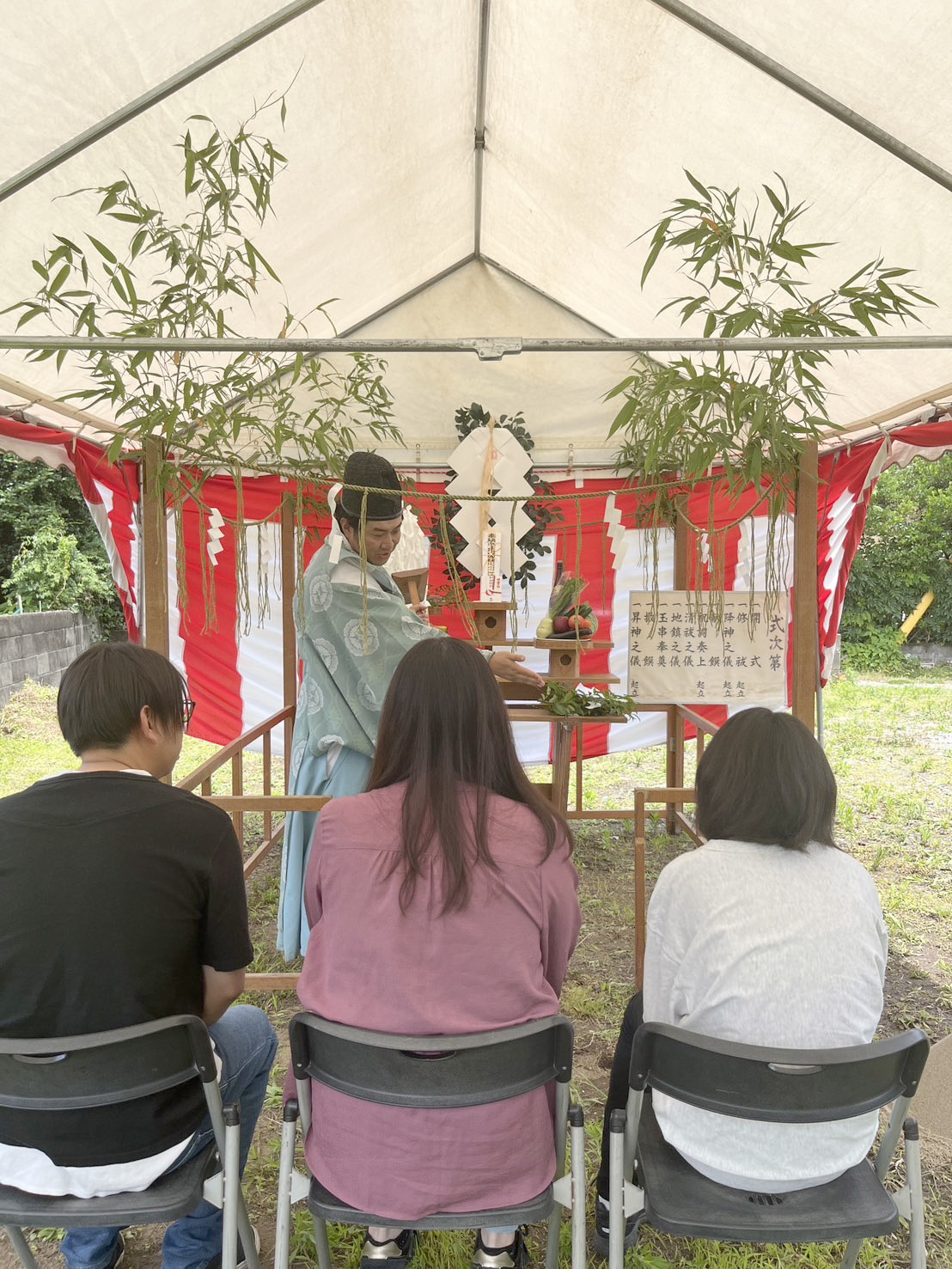 熊本市南区近見　Y様邸　地鎮祭！