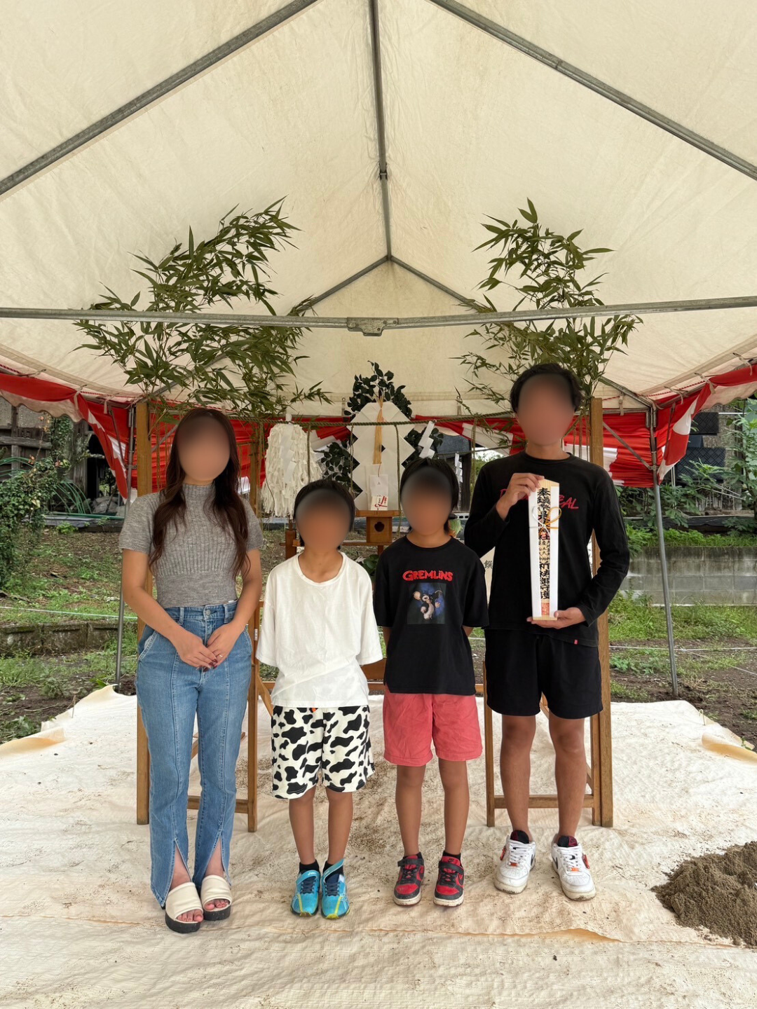 熊本市北区植木町平井　M様邸　地鎮祭！